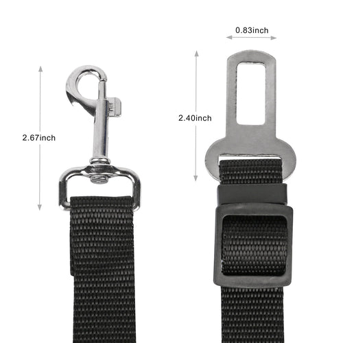 PawandLuna Adjustable Pet Car Seat Belt, Nylon Safety Leash