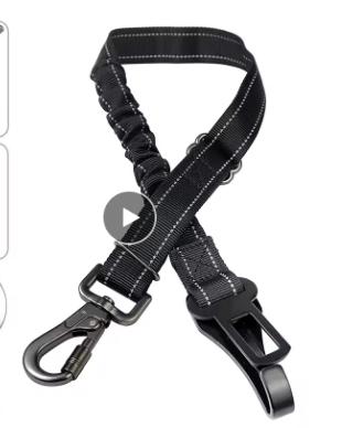 PawandLuna Adjustable Pet Car Seat Belt, Nylon Safety Leash