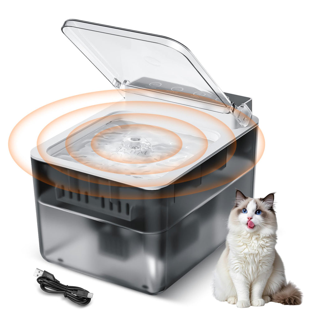 PawandLuna Automatic Cat Water Fountain, 3L with Radar Sensing