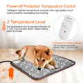 PawandLuna Waterproof Pet Heating Pad, Adjustable Warm Mat