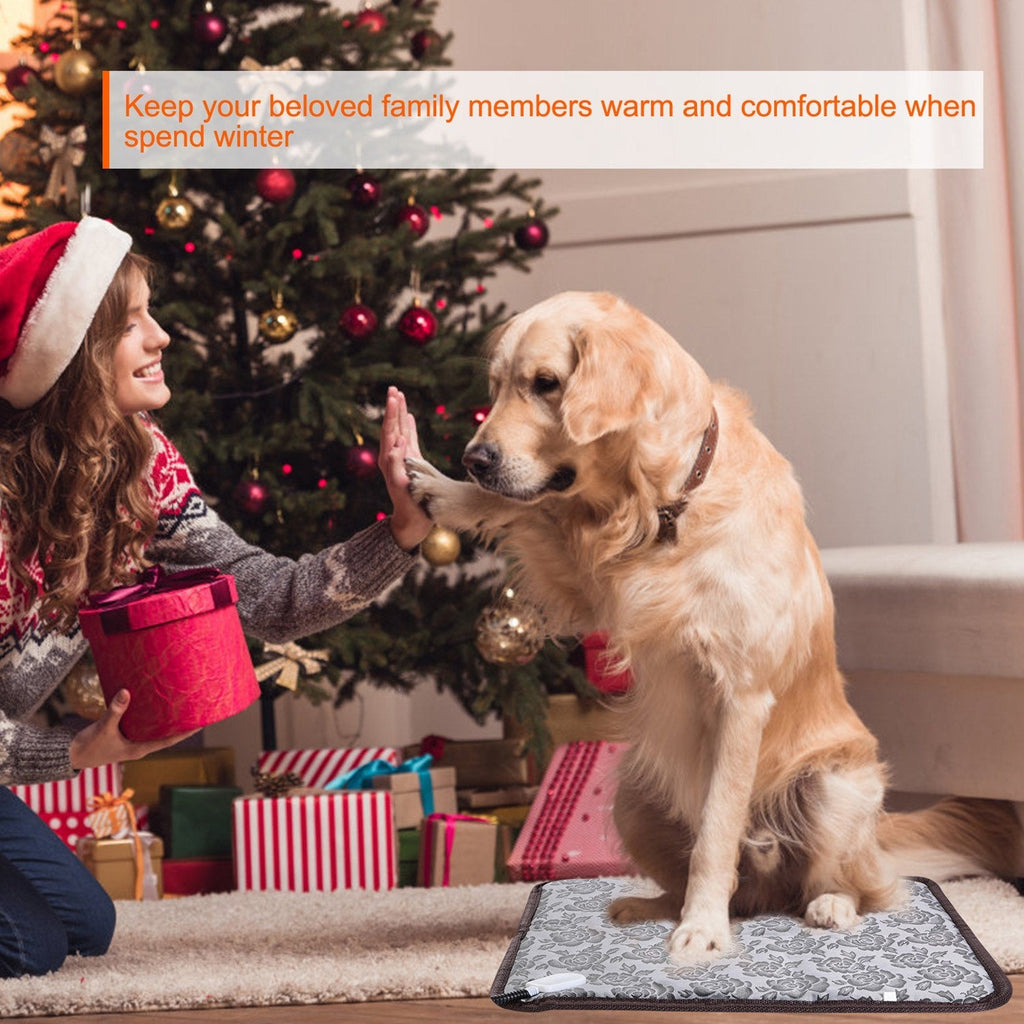 PawandLuna pet heating pad chew-resistant cable and safety plug detail