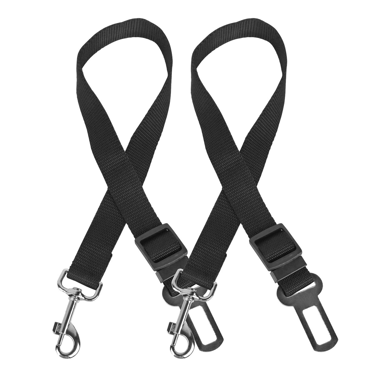 PawandLuna Adjustable Pet Car Seat Belt, Nylon Safety Leash