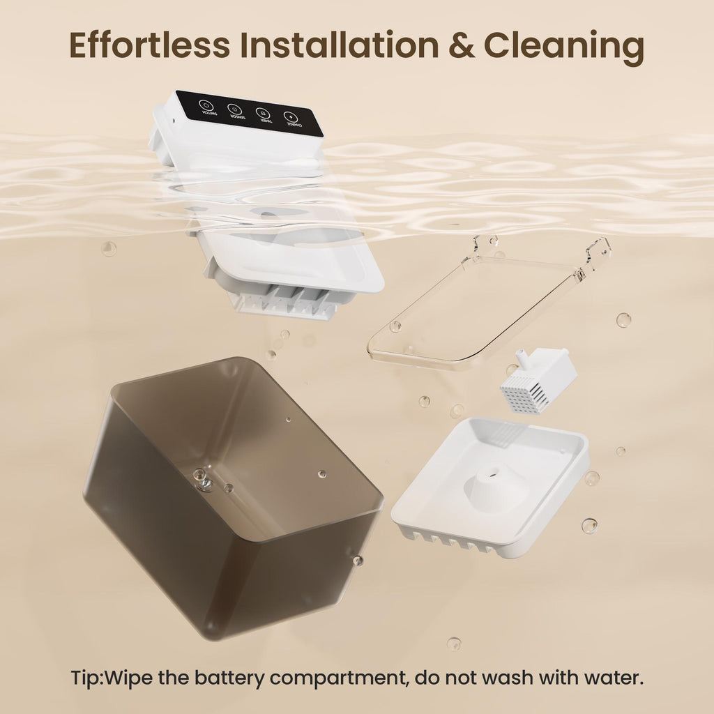 PawandLuna Automatic Cat Water Fountain, 3L with Radar Sensing