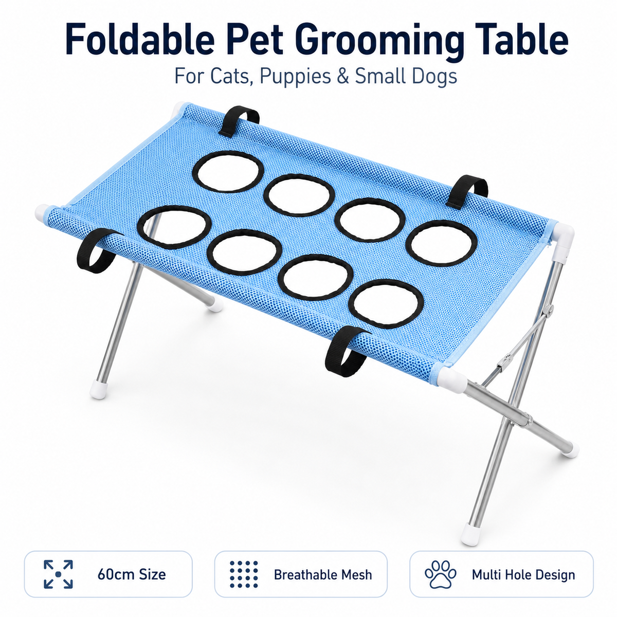 Non-Slip Pet Grooming Table for Easy At-Home Bath Time