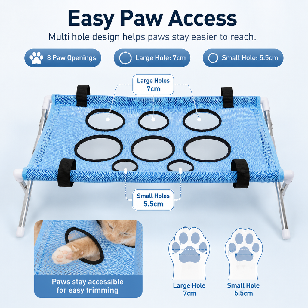 Non-Slip Pet Grooming Table for Easy At-Home Bath Time