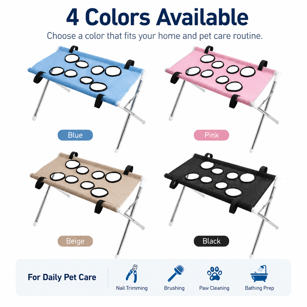Non-Slip Pet Grooming Table for Easy At-Home Bath Time